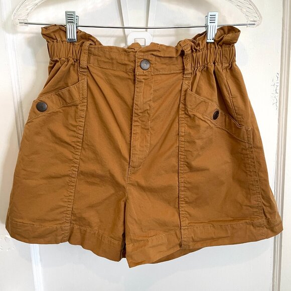 Women's Madewell Paperbag Utility Shorts in Toffee | Size XS | NWOT - Picture 2 of 4